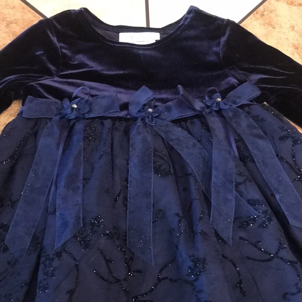 Bonnie Jean babygirl toddler‎ all over lace dress size 2t